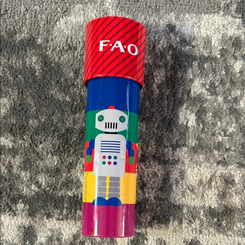 FAO Schwarz Multicolor Robot/Soldier/Teddy Bear Kaleidoscope